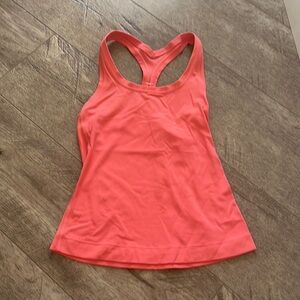 Lululemon Cool Racerback Tank Size: 0 Color: Coral